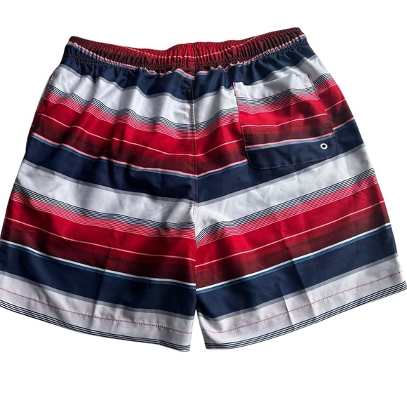 Speedo Men's Red, White & Blue Swim Trunks Size XL - EUC - Picture 6 of 6